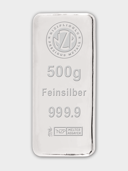 Silberbarren 500 Gramm